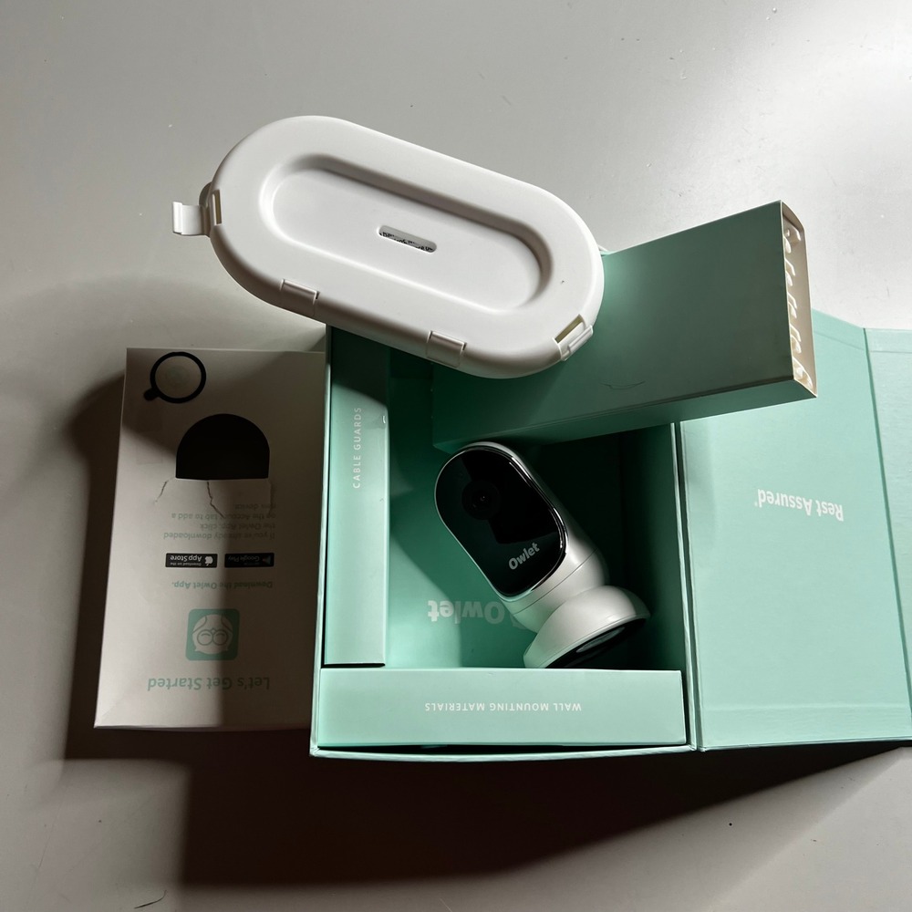 Owlet Cam Smart Baby Monitor White BC01NNBBYF HD Video Night Vision Two-Way